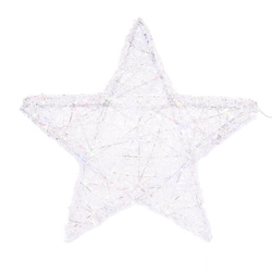 Díszes LED világítású csillag, 50 cm