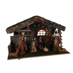 LED-es Betlehemi jelenet, 8 figura