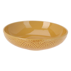 Kerámia mélylemez hornyolt mintával, Ø 20 cm
