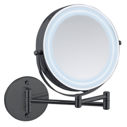 LED-es falra szerelhető kozmetikai tükör LUMI, fúrás nélküli telepítés