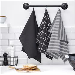 Uni pamut konyhai törlőkendők, 3 darab, 50 x 70 cm