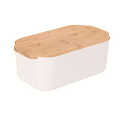Kenyérdoboz bambusz tetővel, 33 x 18,5 x 12 cm