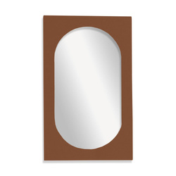 Ovális tükör vastag kerettel, 43 x 73 cm, MOKA