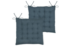 COLINE megkötős székpárna, 100% pamut, 38 x 38 cm