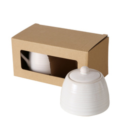 JONAH kerámiakészlet, cukortartó és tejszín tartó