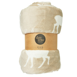 Karácsonyi takaró 200 x 150 cm, bézs