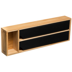 BLACK BAMBOU konyhai fólia- és sütőpapír-rendező