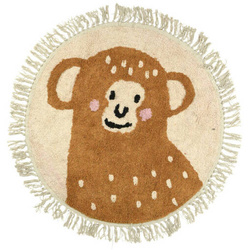 Gyerek szőnyeg bojtokkal ANIMALS, Ø 90 cm