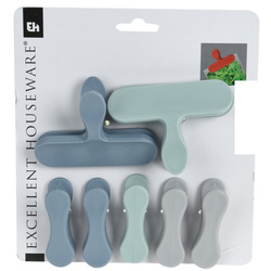 Ételzáró kapcsok, 7 db.