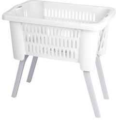 Mosoda, lábakkal ellátott tároló - 38l, fehér