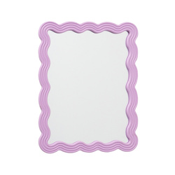 Falcolt keretű FLUCTUS fali tükör, magassága 50 cm