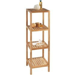 NORWAY fürdőszobai polc - 4 szint, WENKO, természetes