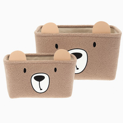 Plüss játékkosárkák NIMI, 2 darab