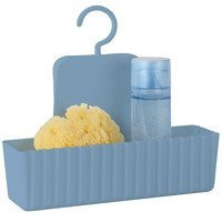 MINAS fürdőszobai polc, függesztett, világoskék