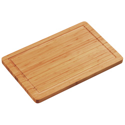 Bambusz vágódeszka, téglalap alakú barázdákkal, 38,5 x 25 cm, Kesper