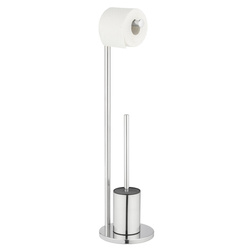 FERLA 2 az 1-ben WC-kefe tartó papírtartóval