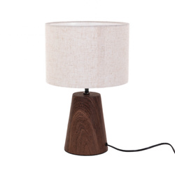 Asztali lámpa textil árnyékkal, 23 x 36 cm