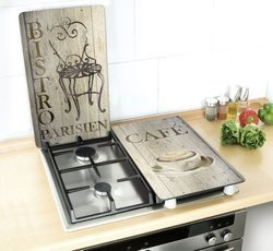 Üveg védőlapok a tűzhelyhez, CAFE BISTRO - 2 darab, WENKO, bistro