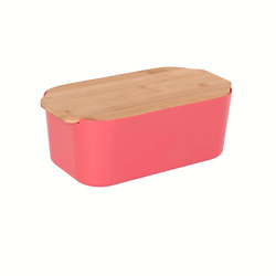 Kenyérdoboz bambusz tetővel, 33 x 18,5 x 12 cm