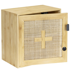 ALLEGRE BAMBOO elsősegélydoboz, 30 x 30 cm, WENKO
