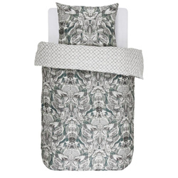 Egyszemélyes pamut ágynemű szett, selyemhatású párnahuzatokkal, 100% pamut, 140 x 220 cm, Essenza