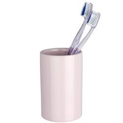 POLARIS PASTEL PINK fogkefe tartó, WENKO, világos rózsaszín