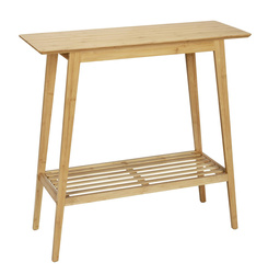 Bambusz konzol polccal, 80 x 76 x 30 cm, Kona, WENKO