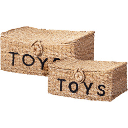 Zárható játéktárolók TOYS, 2 kosár