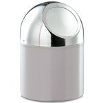 MINI fürdőszobai szemetes, 2l, ZELLER, világosszürke