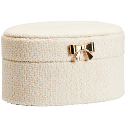 Ékszertartó doboz masnival, 12 x 6,5 x 10 cm