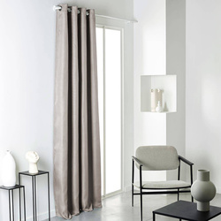 Sötétítő függöny, batista hatású, gyűrűs, 140 x 240 cm