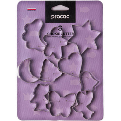 Tortasütő forma készlet, 10 darab