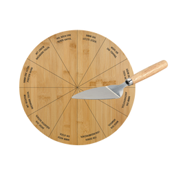 Tálca bemélyedésekkel és lapáttal, Ø 35 cm