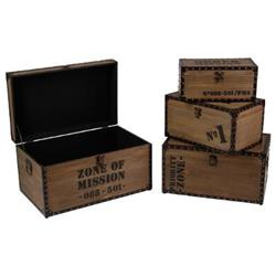 FACTORY dekoratív tárolók, 3 darabos szett