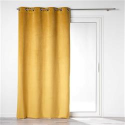 Bársonyos sötétítő függöny nappaliba, gyűrűs, 135 x 260 cm