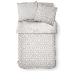 Geometrikus pamut ágynemű, kétoldalas, 220 x 240 cm