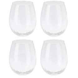 Kidudorodó poharak készlet, 440 ml, 4 db.