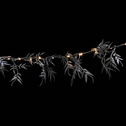 Beltéri fényfüzér növényi mintával, 25 LED-del