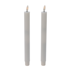 LED-es, 25 cm-es viaszolt asztali gyertyák