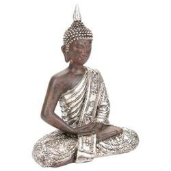 Meditáló Buddha figura, magassága 29,5 cm