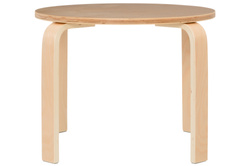 Világos rétegelt lemez LILLA asztal, Ø 69 cm