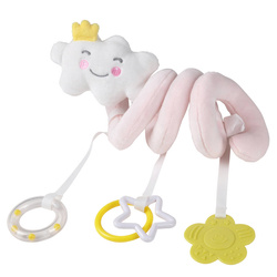 Plüss érzékszervi spirál a kiságyhoz