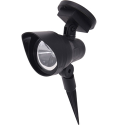 Napelemes reflektor kertbe, 28 cm magas, 1 LED dióda