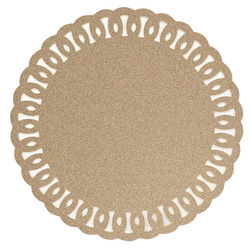 GUIRLANDE asztali alátét, csillámos, Ø 38 cm