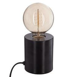 Dekoratív lámpa alap TUBE NOIR, 10 cm