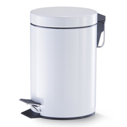 Fürdőszobai kosár, szemetes - 3 l, ZELLER, fehér