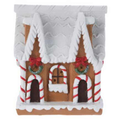 Mézeskalács házikó figura, 10 cm