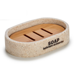 SERENE szappantartó bambusz csepegtetővel