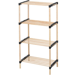 Fából készült cipőtartó, fenyő.