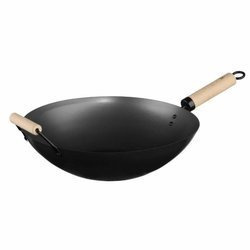 Mély WOK serpenyő fogantyúval, Ø 35 cm